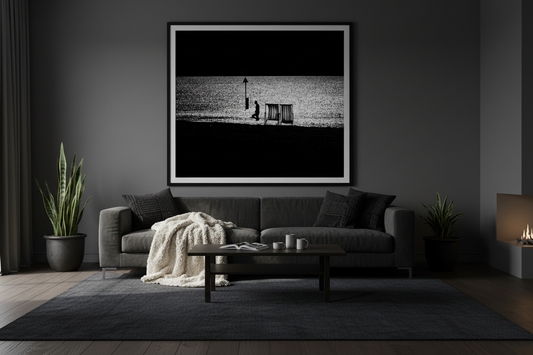 Deckchair Passage dark lounge mockup