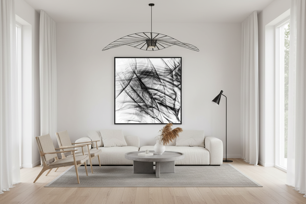 Whispering Lines - Modern Living Room